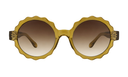 Emma kiwi - Women's Round Sunglasses | Charly Therapy
